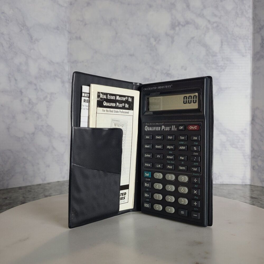 Calculated Industries Real Estate Master Qualifier Plus IIx Calculator